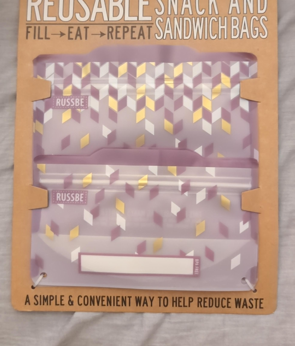 Russbe Reusable Snack and Sandwich Bags