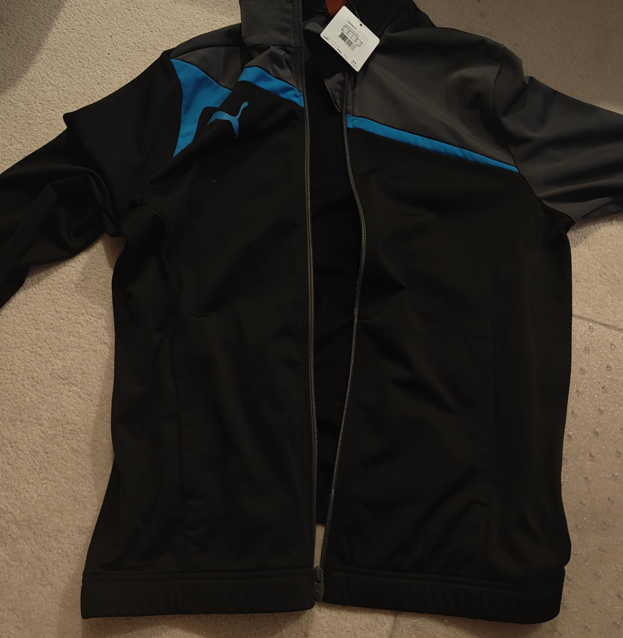 Puma Black & Blue Jacket thumbnail