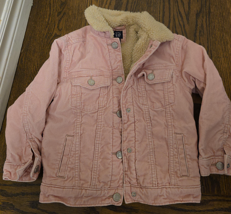 Baby Gap Pink Corduroy Jacket - Size 5 thumbnail