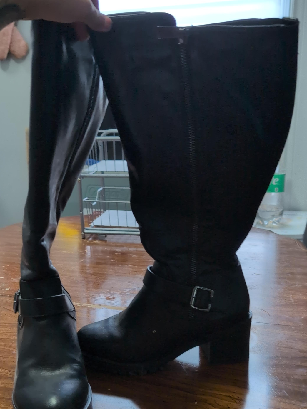 Call It Spring Black Boots - Size 9 thumbnail