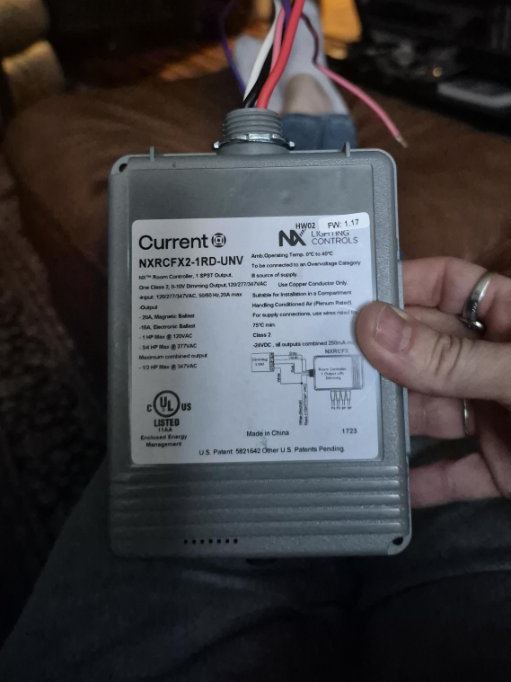 Current NXRCFX2-1RD-UNV Room Controller thumbnail