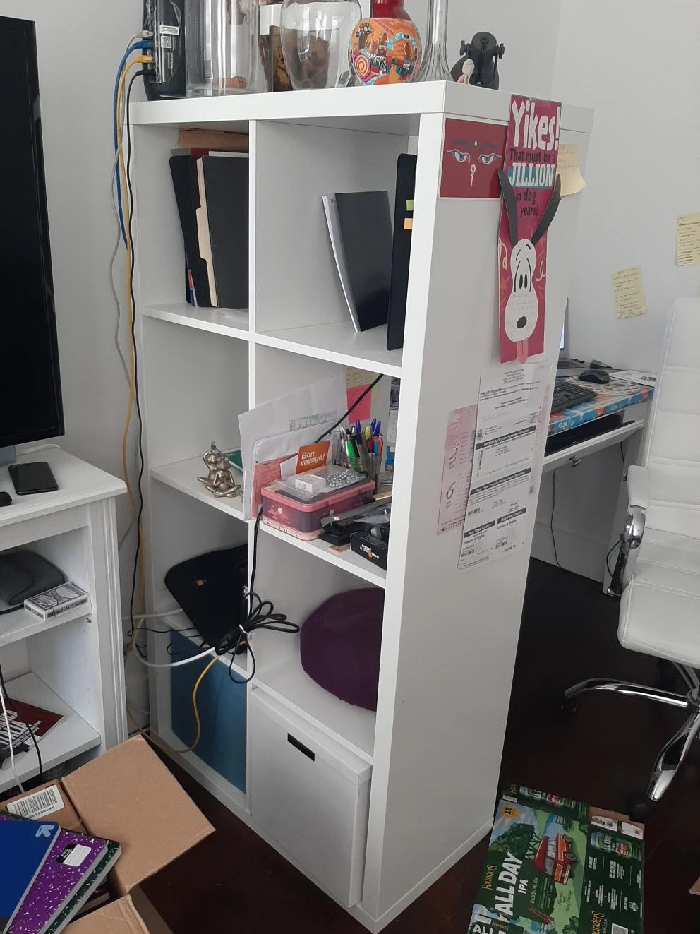 White Shelf Unit