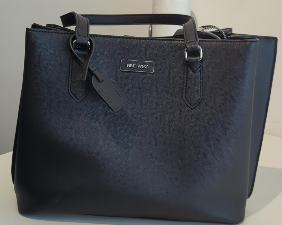 Nine West Black Tote Bag thumbnail