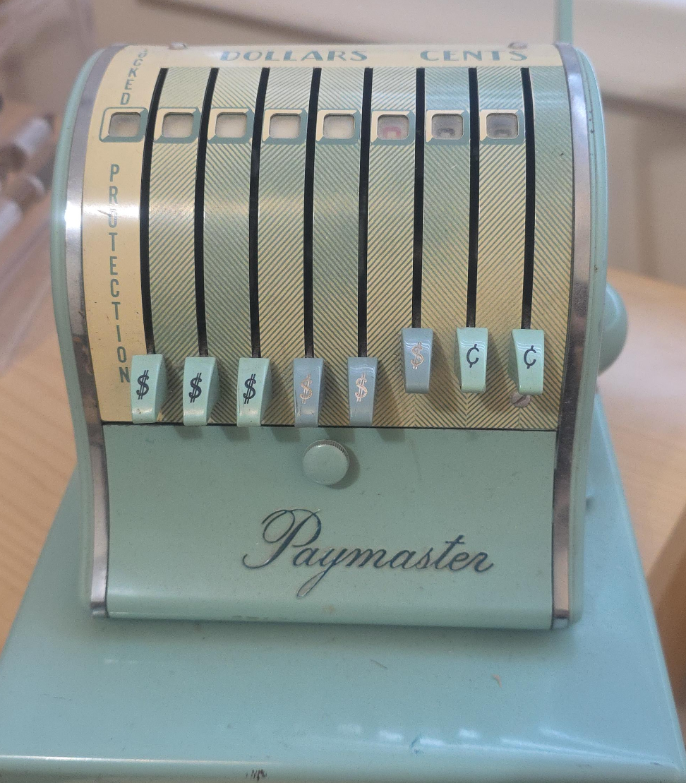 Vintage Paymaster Series X-2000 Check Writer thumbnail