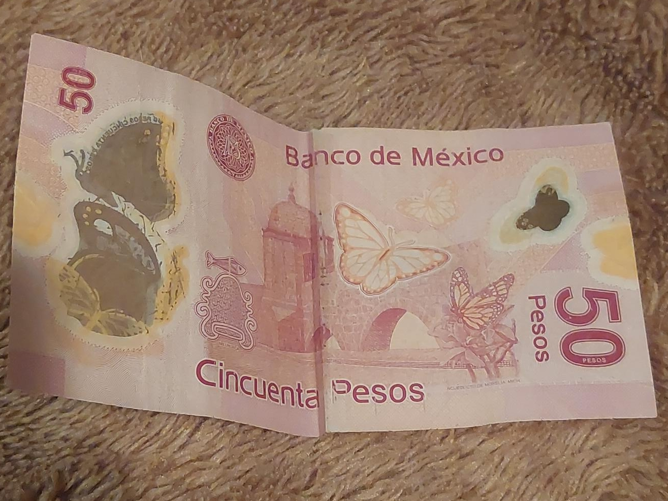 50 Mexican Pesos Bill thumbnail