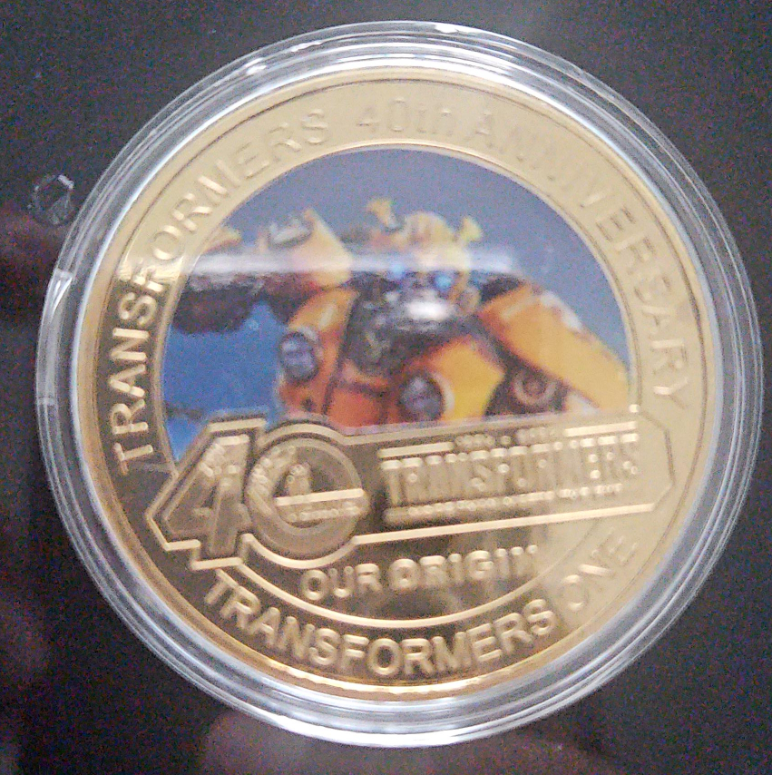 Transformers 40th Anniversary Gold Coin thumbnail