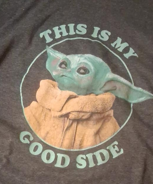 Baby Yoda "This is My Good Side" Tee