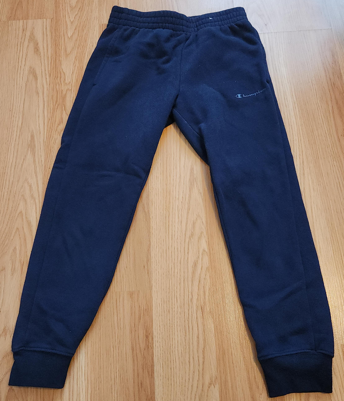 Champion Kids' Navy Blue Sweatpants - Size M (7/8) thumbnail