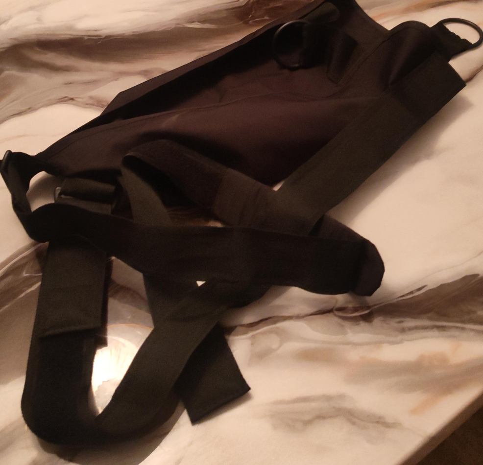Black hand elbow shoulder sling support thumbnail