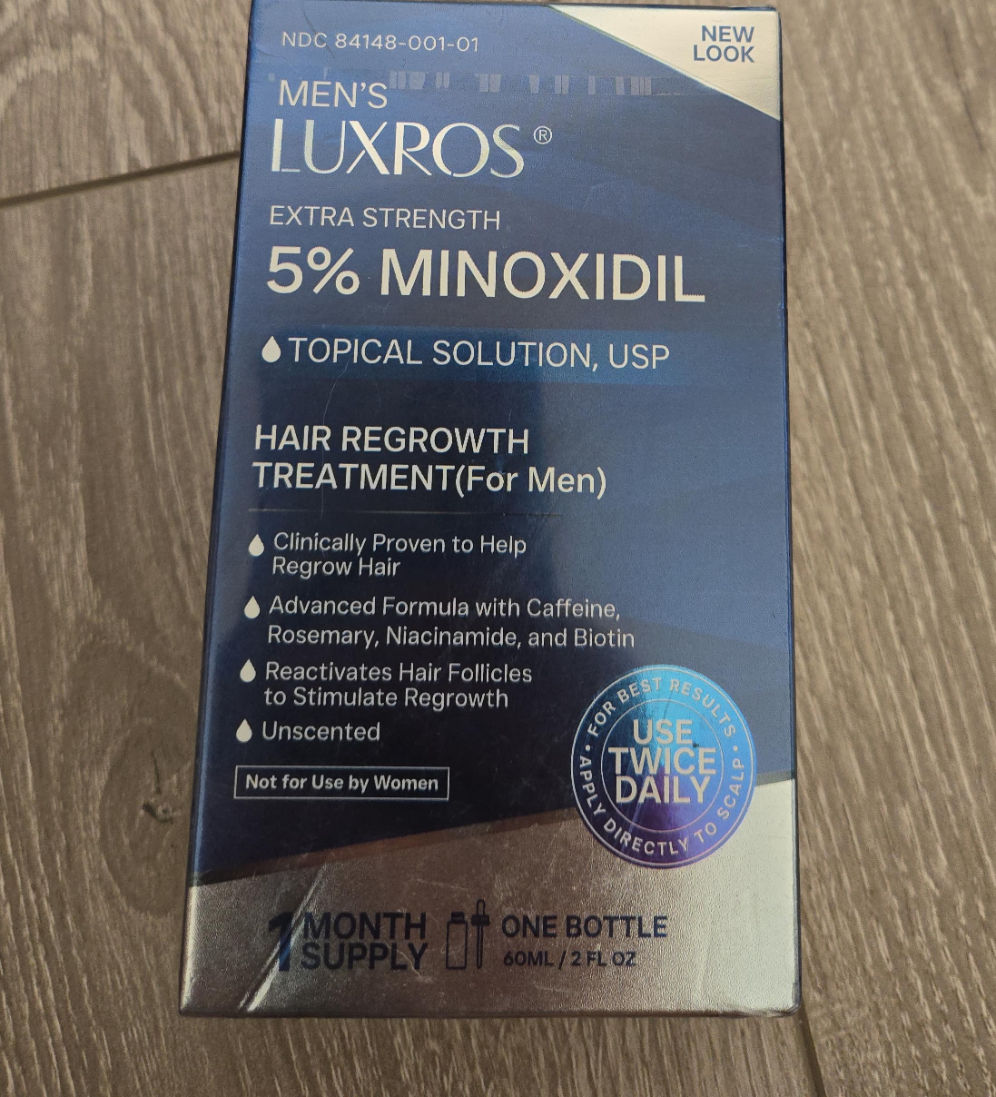 Luxros Men's Extra Strength 5% Minoxidil Topical Solution thumbnail