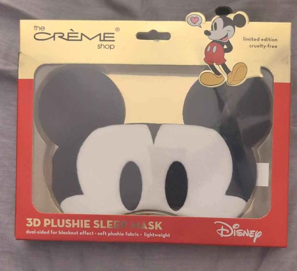 The Crème Shop Disney Mickey 3D Plushie Sleep Mask - NEW