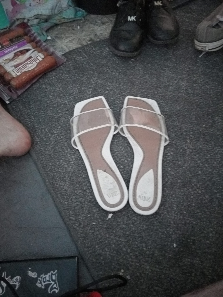 Zara Clear Strap Sandals thumbnail