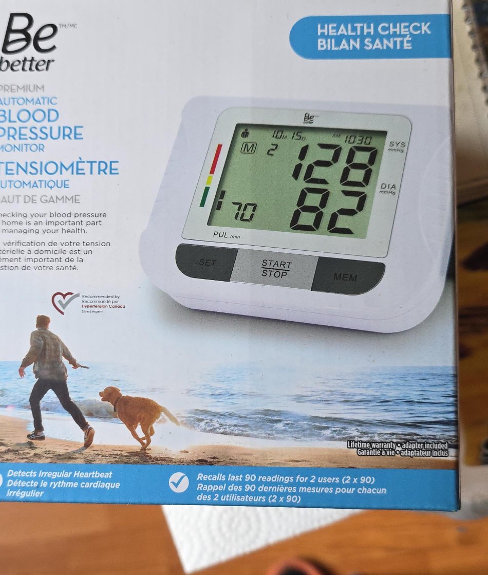 Be Better Automatic Blood Pressure Monitor thumbnail