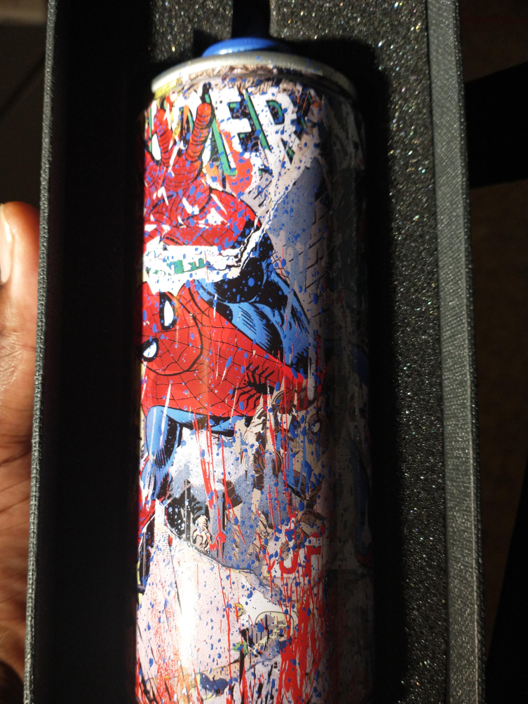 BRAINWASH Marvel Spiderman Spray Paint Can thumbnail