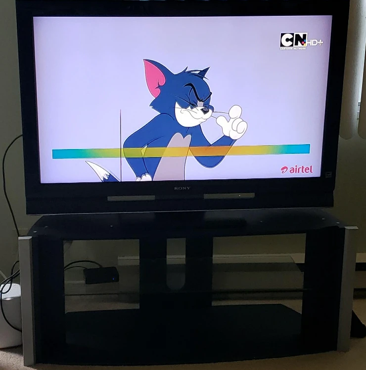Sony 46" LCD Colour TV & TV Stand With Glass Shelf thumbnail