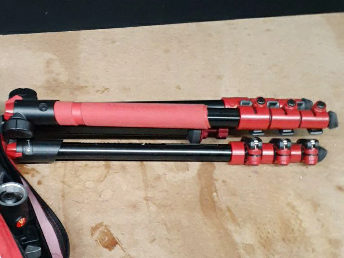 Manfrotto Tripod - Black & Red thumbnail