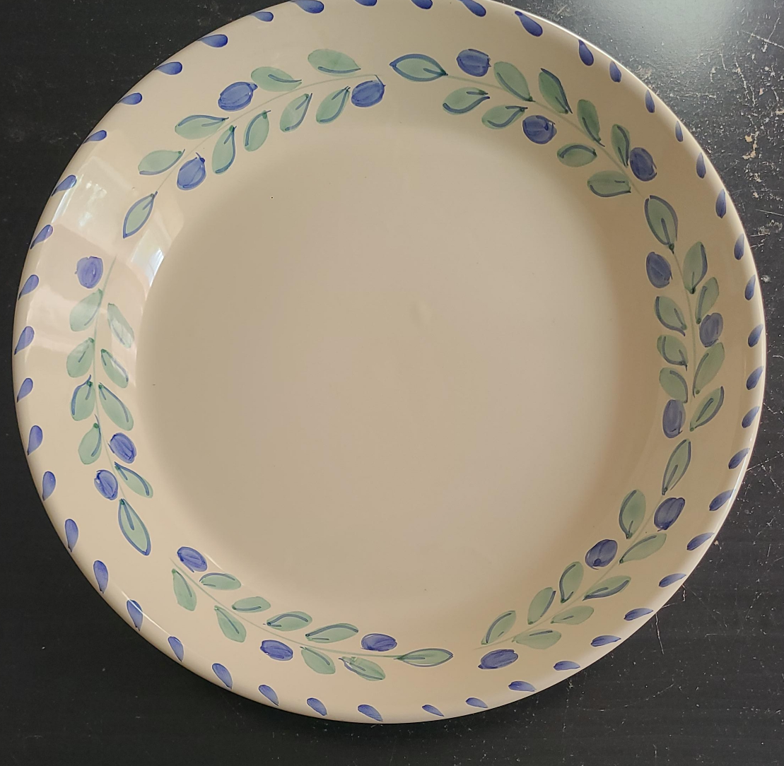 Decorative Plate with Olive Design thumbnail