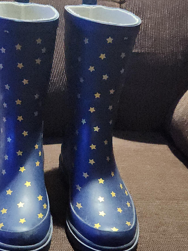 Elements Kids' Blue Star Rain Boots thumbnail