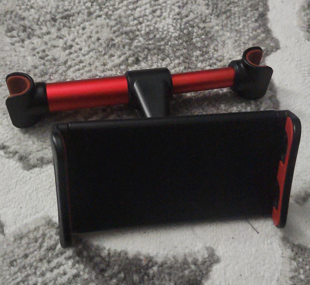 Red & Black Car Headrest Phone Mount thumbnail