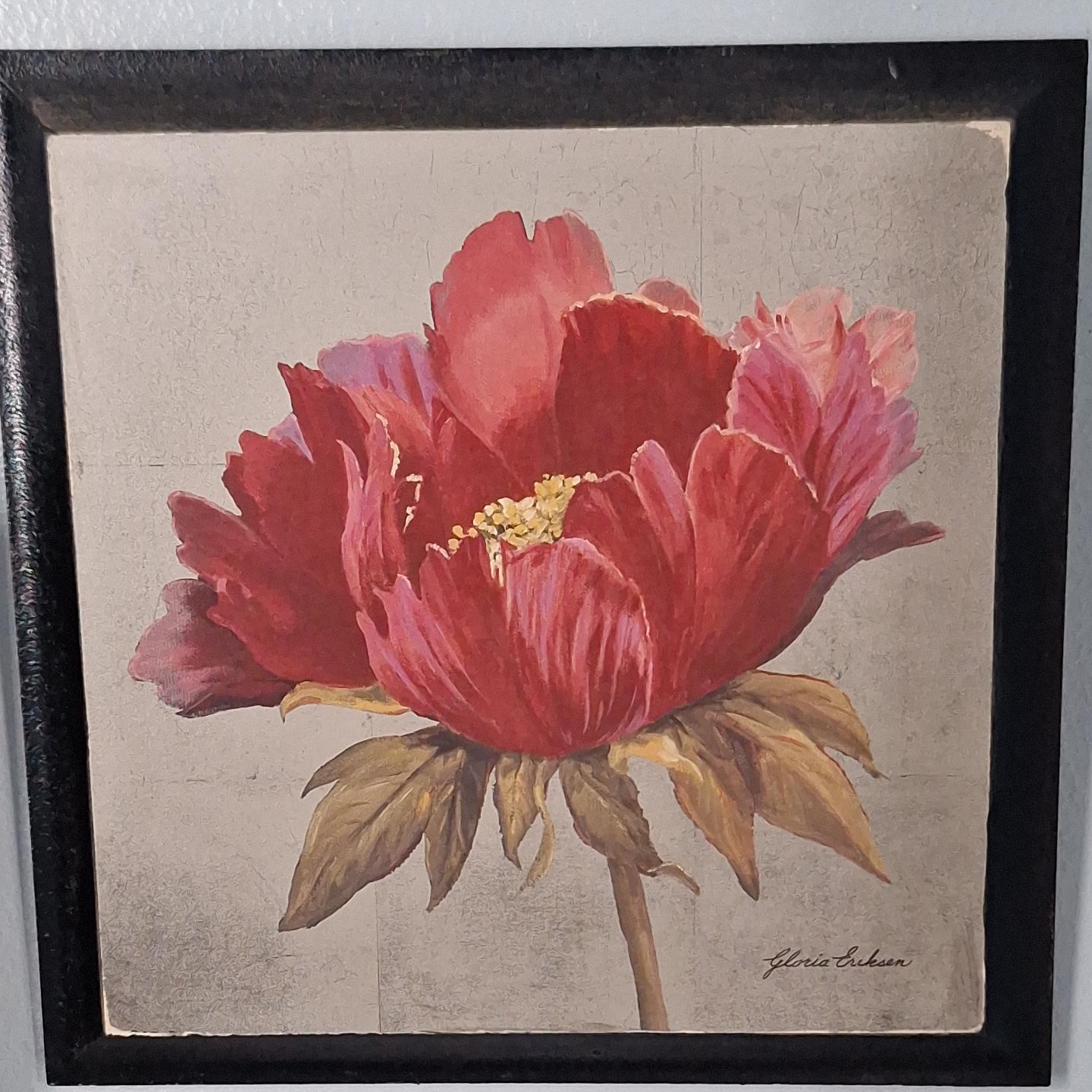 Framed Floral Print by Gloria Eriksen thumbnail