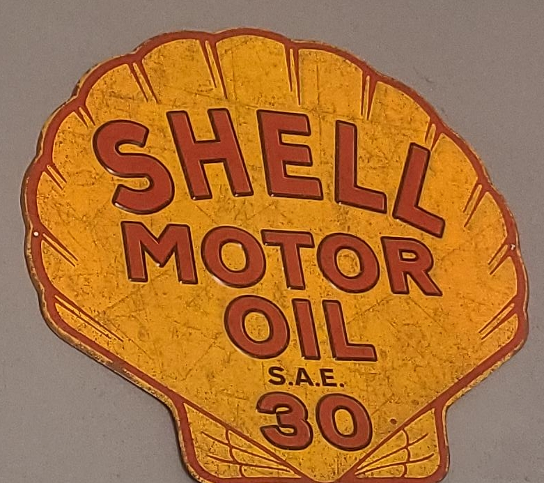 Vintage Shell Motor Oil Sign