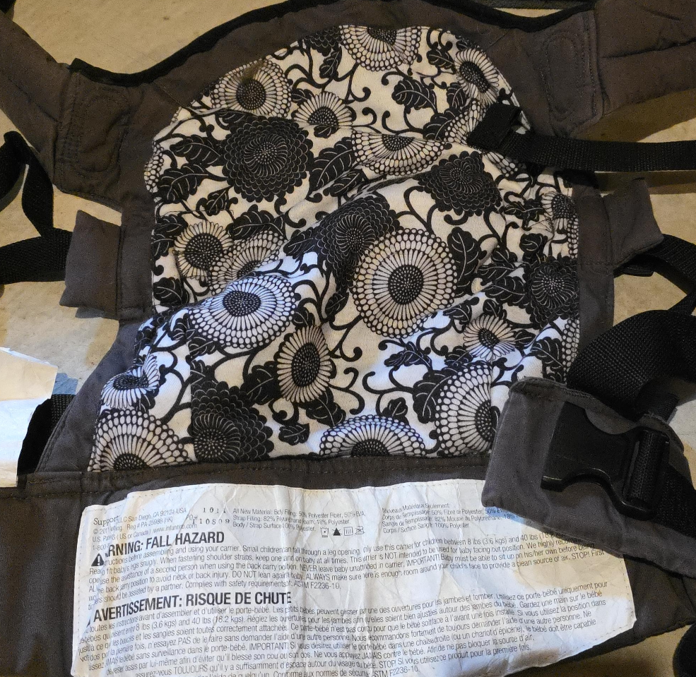 Infantino Baby Carrier - Floral Pattern thumbnail