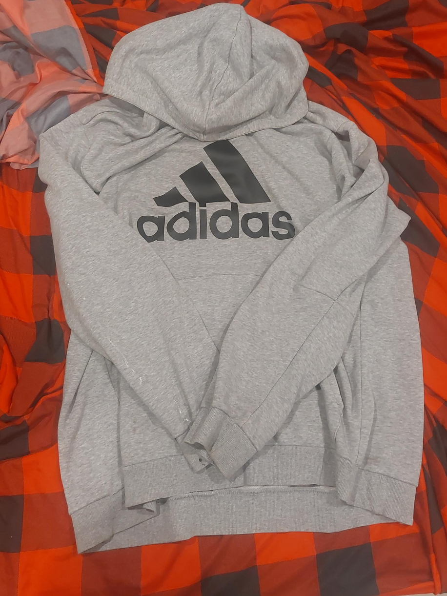 Adidas Grey Hoodie thumbnail