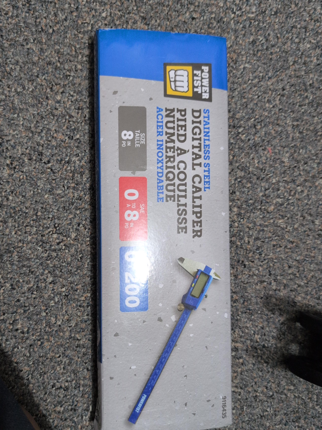 Power Fist Stainless Steel Digital Caliper 8 inch thumbnail