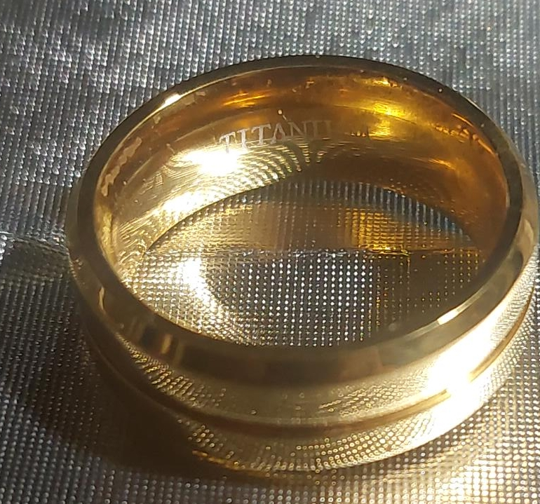 Titanium Gold Ring thumbnail