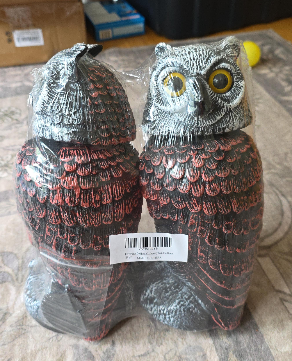 Owl Decoy - Keep Birds Away, 2 Pack thumbnail