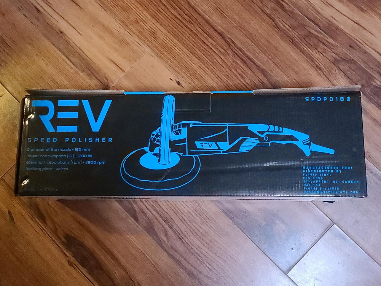 REV Speed Polisher 180mm - Like New! thumbnail