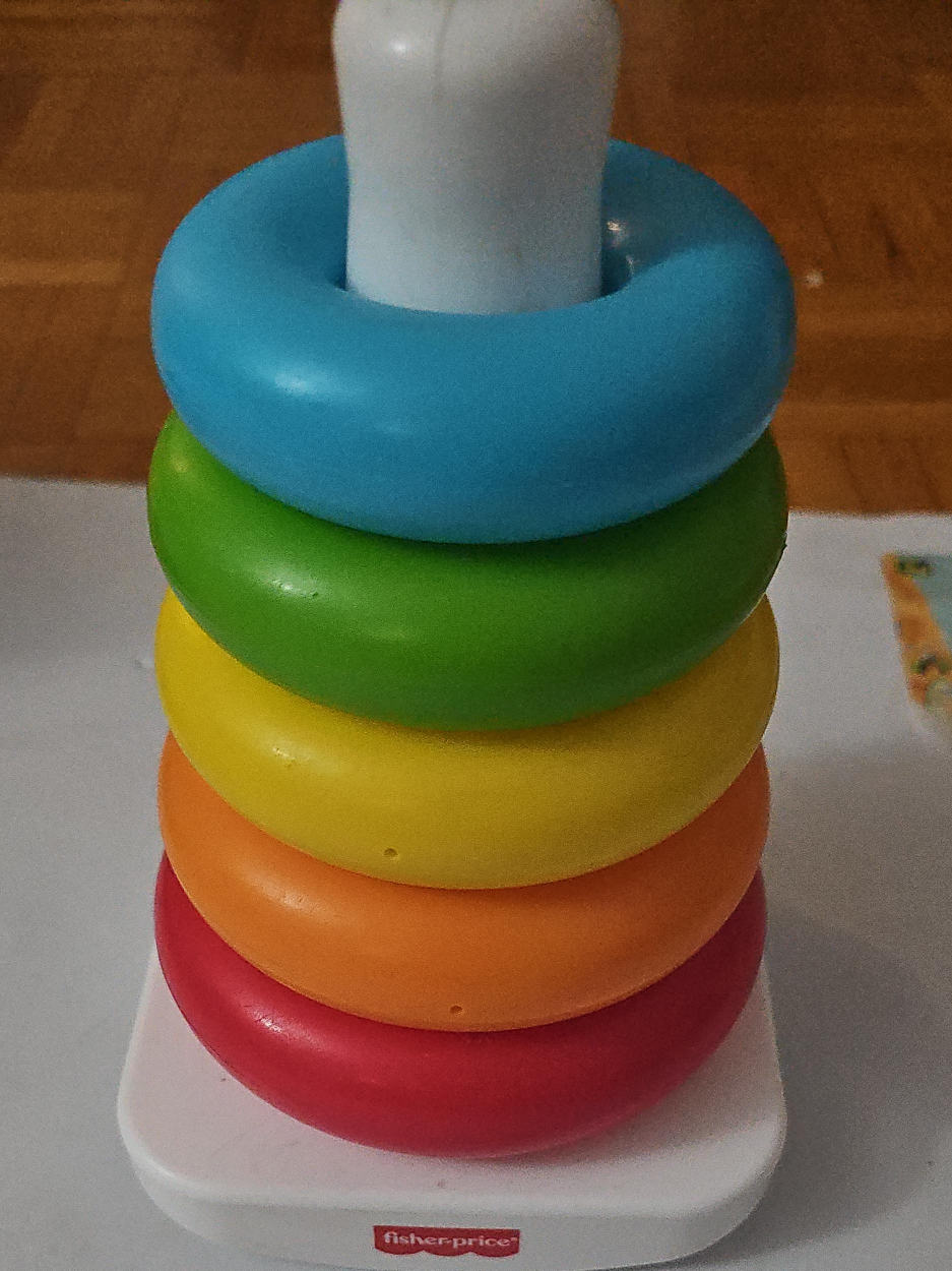Fisher-Price Rock-a-Stack Ring Toy thumbnail