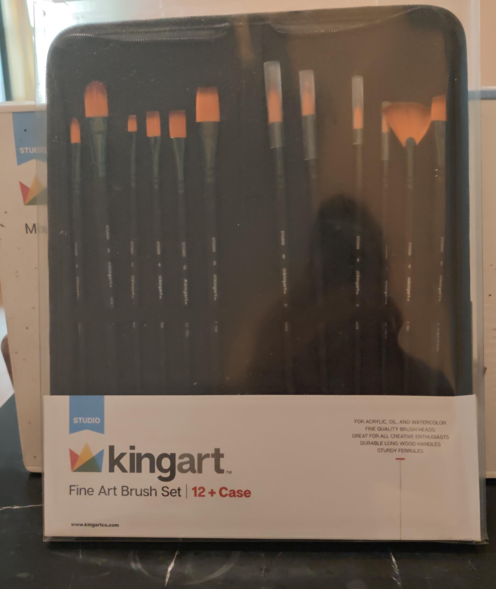 Kingart Fine Art Brush Set 12 + Case thumbnail