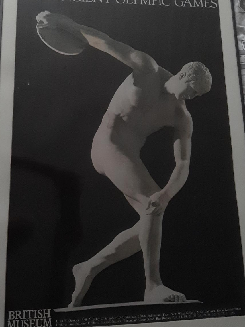 British Museum Ancient Olympic Games Poster