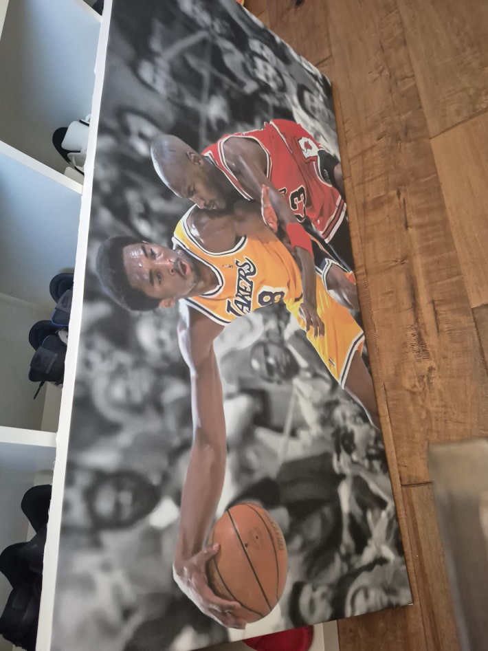 Basketball Legends Kobe & MJ Poster thumbnail