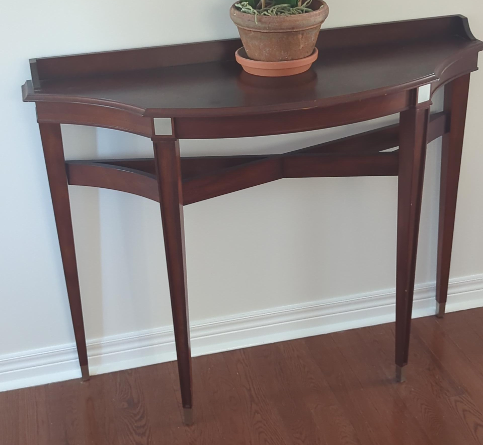 Dark Wood Console Table thumbnail