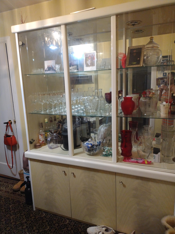 Large Glass Display China Cabinet
