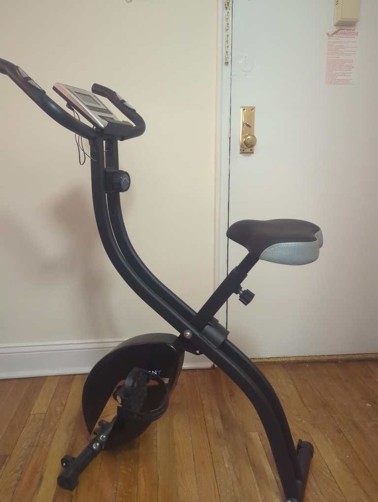 PLENY Folding Exercise Bike - Black thumbnail