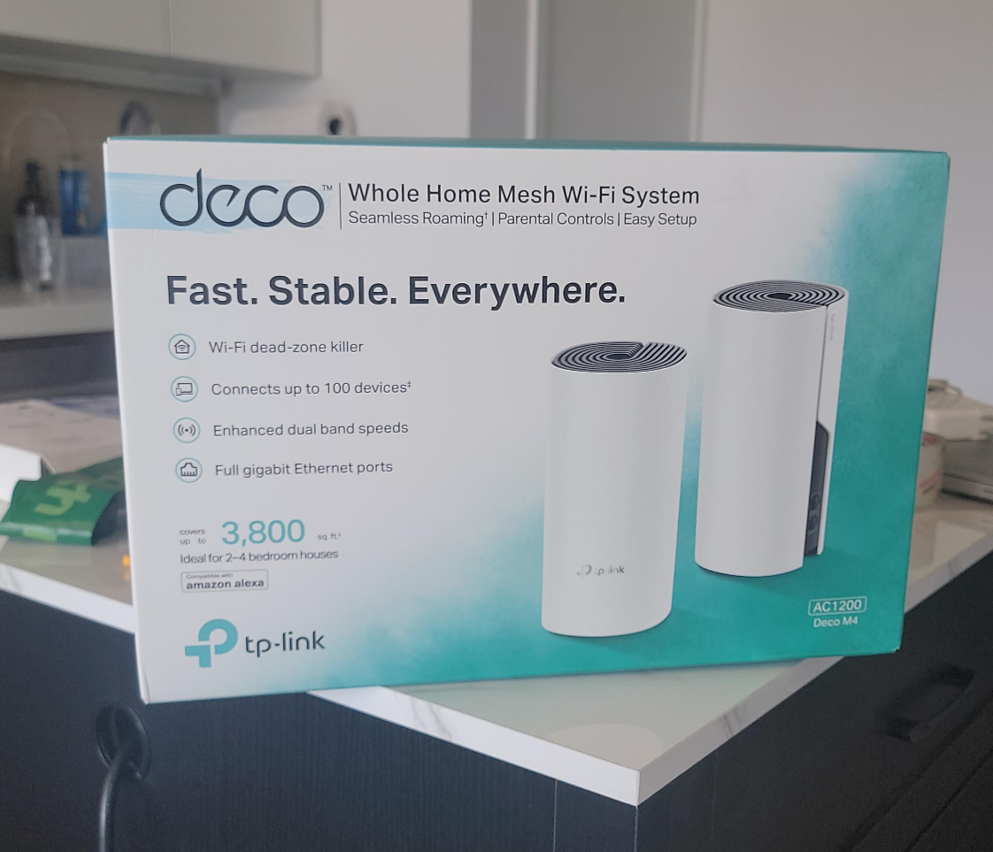 TP-Link Deco M4 Whole Home Mesh WiFi System - Like new thumbnail