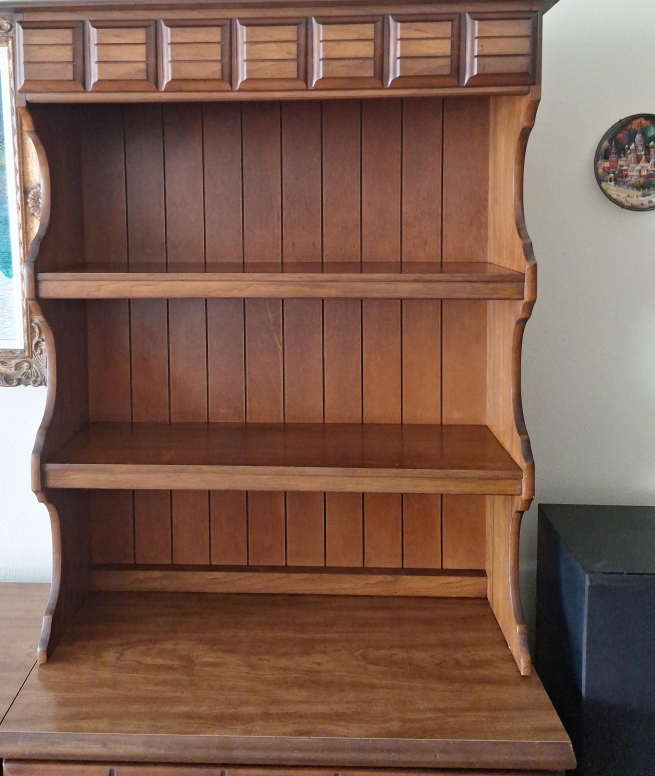 Wooden Hutch with Shelves thumbnail