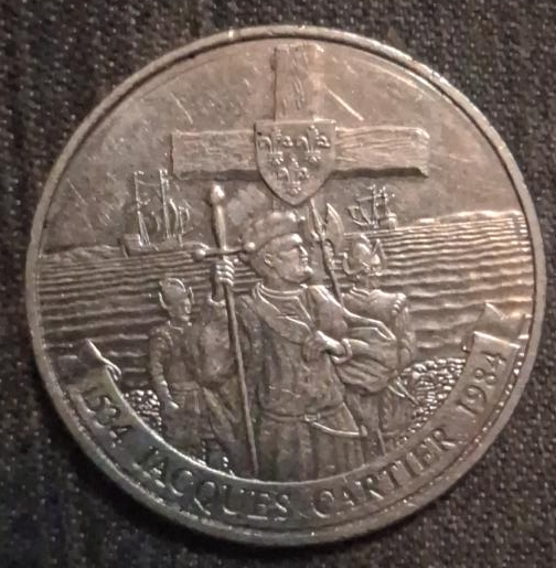 Jacques Cartier 1534 Commemorative Coin 1984