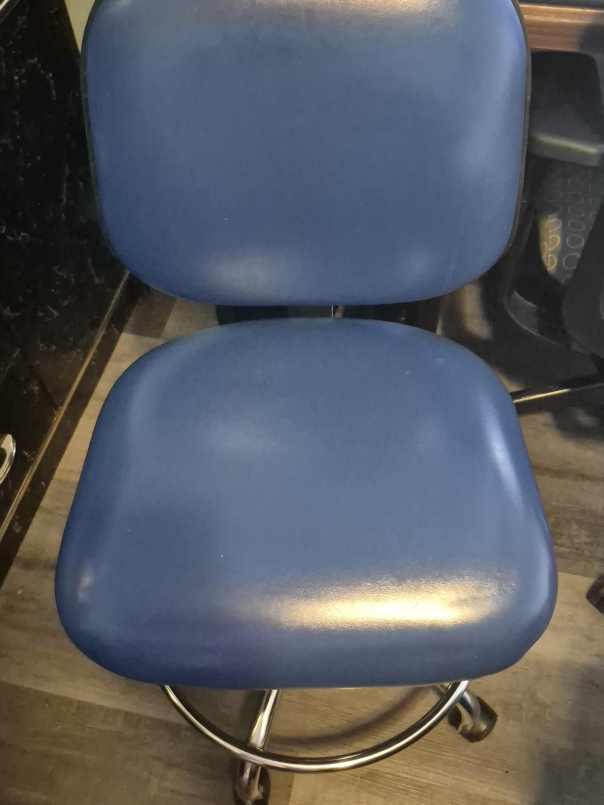 Blue Swivel Office Chair thumbnail