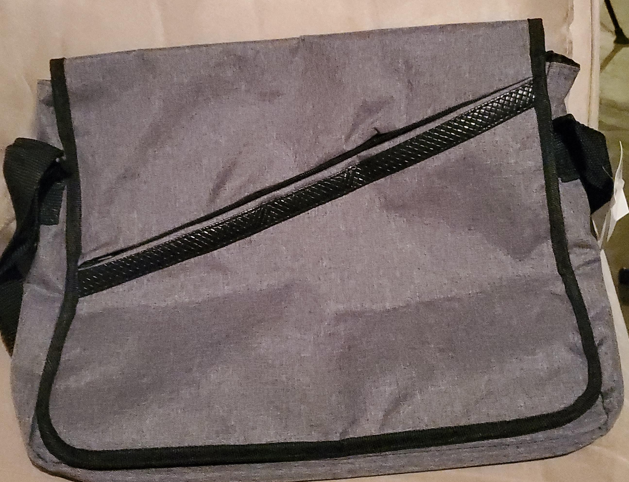 Brand New Grey Messenger Bag