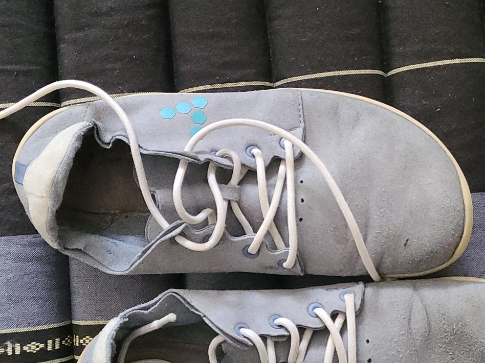 Vivobarefoot Grey Leather Shoes thumbnail
