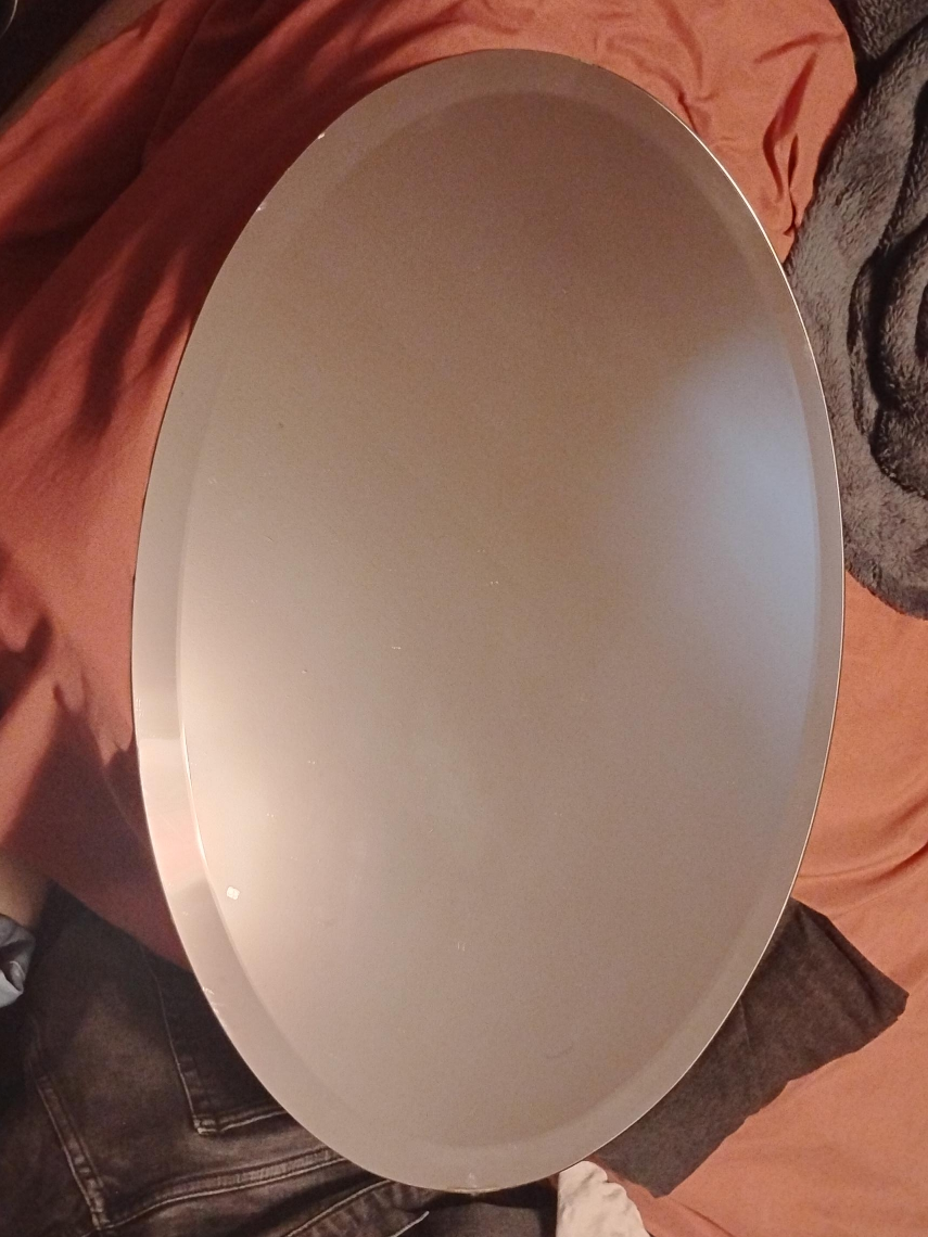 Round Beveled Edge Mirror - 28 inch Diameter thumbnail