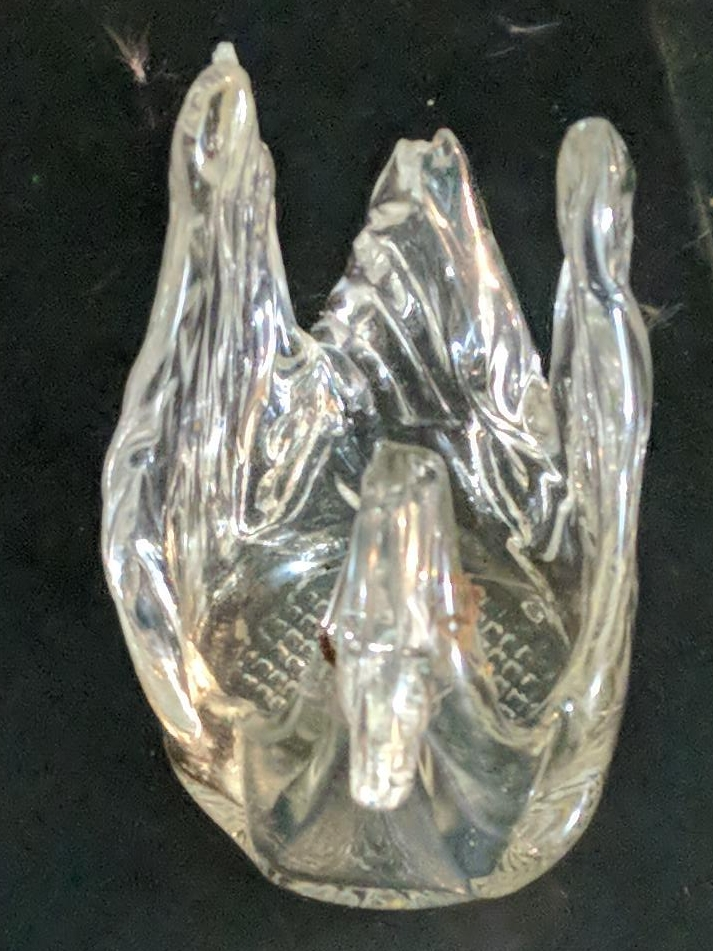 Clear Glass Swan Figurine thumbnail