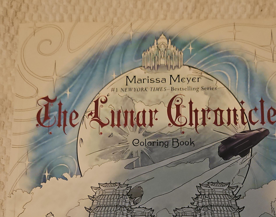 The Lunar Chronicles Coloring Book by Marissa Meyer thumbnail