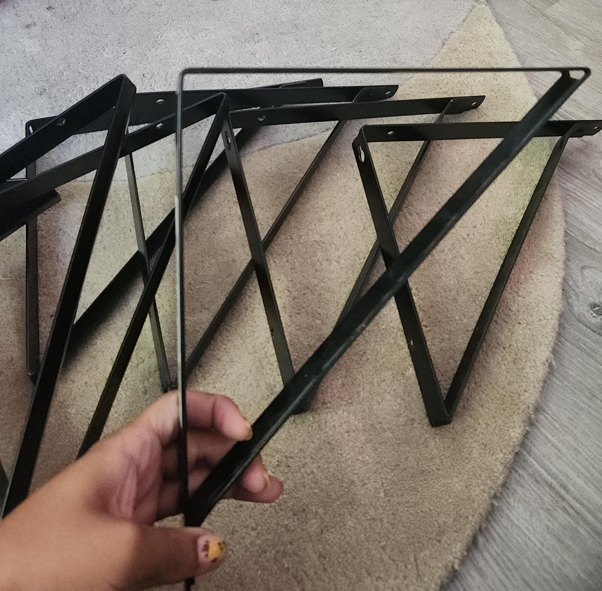 Everbilt Heavy Duty Black Shelf Brackets