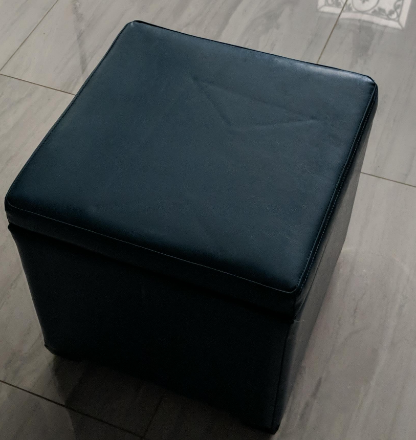 Blue Storage Ottoman 🧡 thumbnail