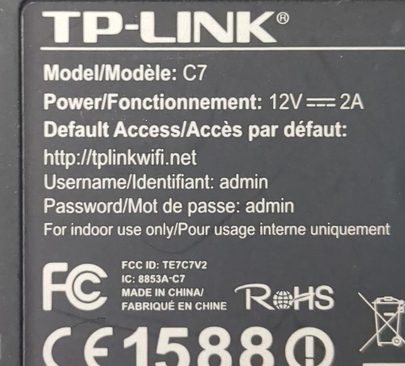 TP-Link Archer C7 Wireless Router image indicator(2)